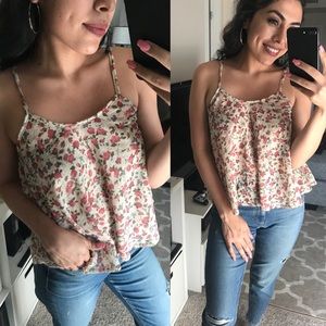 Tops - Floral tank top Tops - Floral tank top